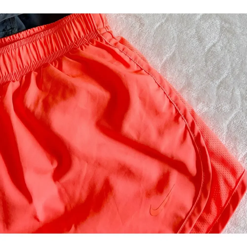 Nike Women S/M Lot Of 3 Dri-FIT Tempo Running Shorts Elastic Waist Mesh Inset